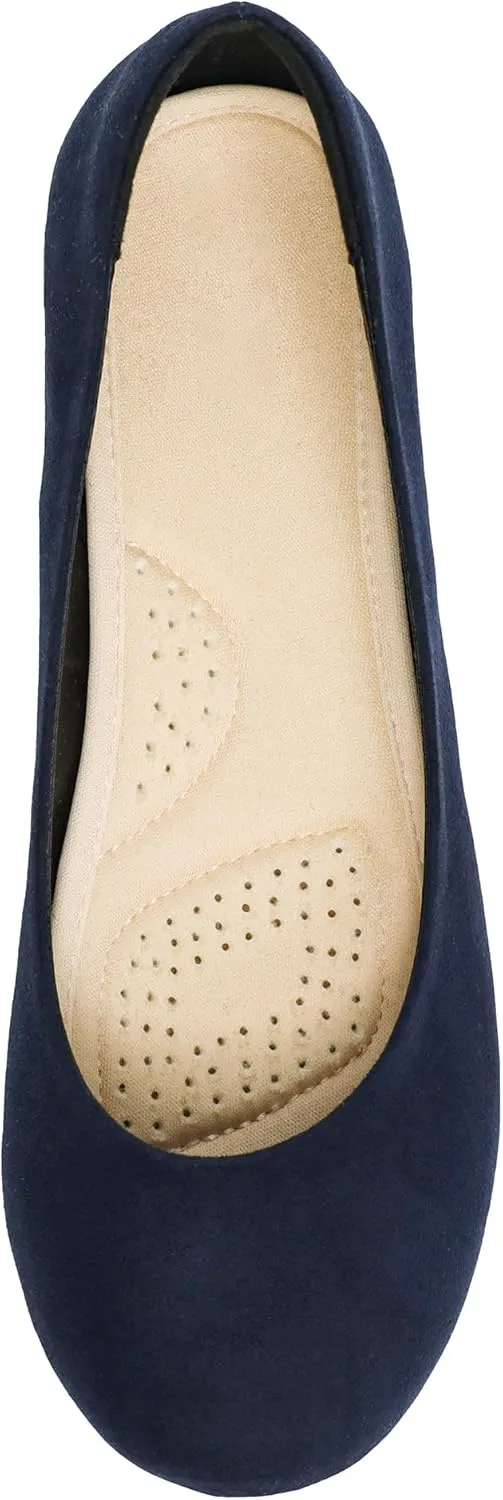 Women's Ballet Flats Shoes, Dress Shoes for Women Round Toe Comfort Light Weight Slip-On Shoes