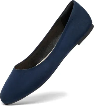 Women's Ballet Flats Shoes, Dress Shoes for Women Round Toe Comfort Light Weight Slip-On Shoes