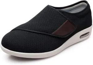 Womens Diabetic Shoes Adjustable Breathable Light Antiskid Edema of Fasciitis bunions Arthritis Swollen feet Walking Shoes