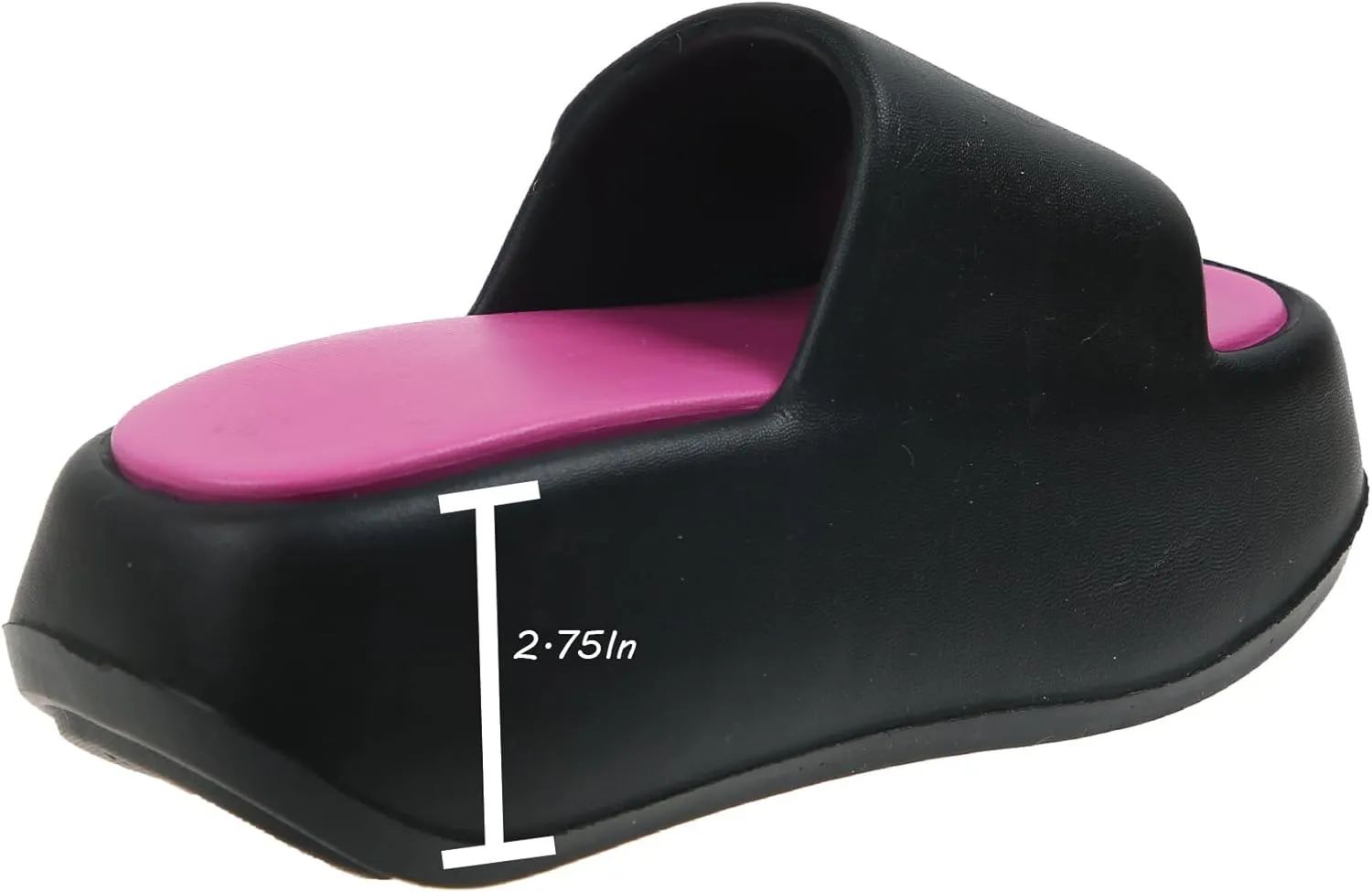 Women's EVA Round Open Toe Platform Cloud Pillow Slides Casual Slip On Comfort Lightweight Chunky Ultra Cushion House Slippers Summer Beach Walking Slide Sandals