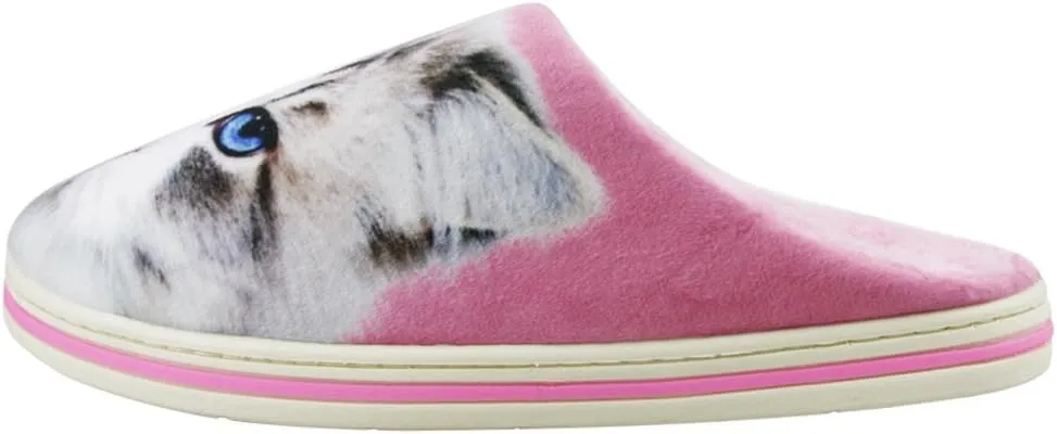Womens Indoor Warm Fleece Slippers Ladies Girls Cartoon Winter Soft Cozy Booties Non-slip Plush Slip-on Shoes Ankle Boots