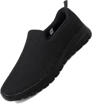 Women's Mesh Lightweight Loafers Fashion Breathable Casual Walking Shoes Slip On Soft Sole Comfortable Non-Slip Hiking Work Shoes