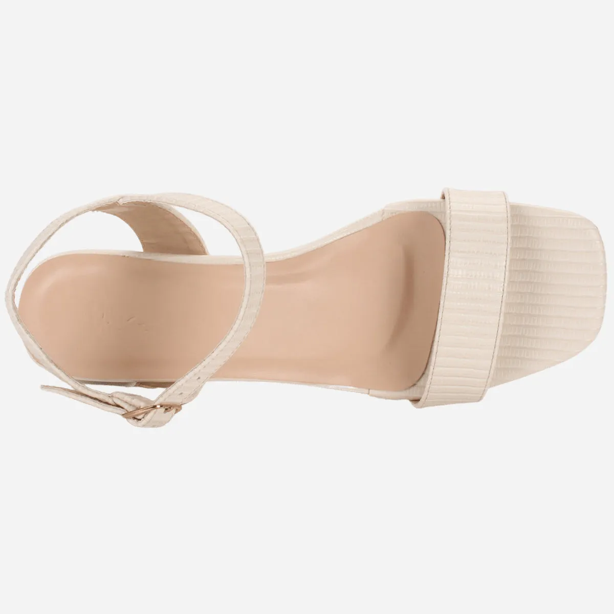 Womens "ZOYIA" Open Toe Block Heeled Sandals