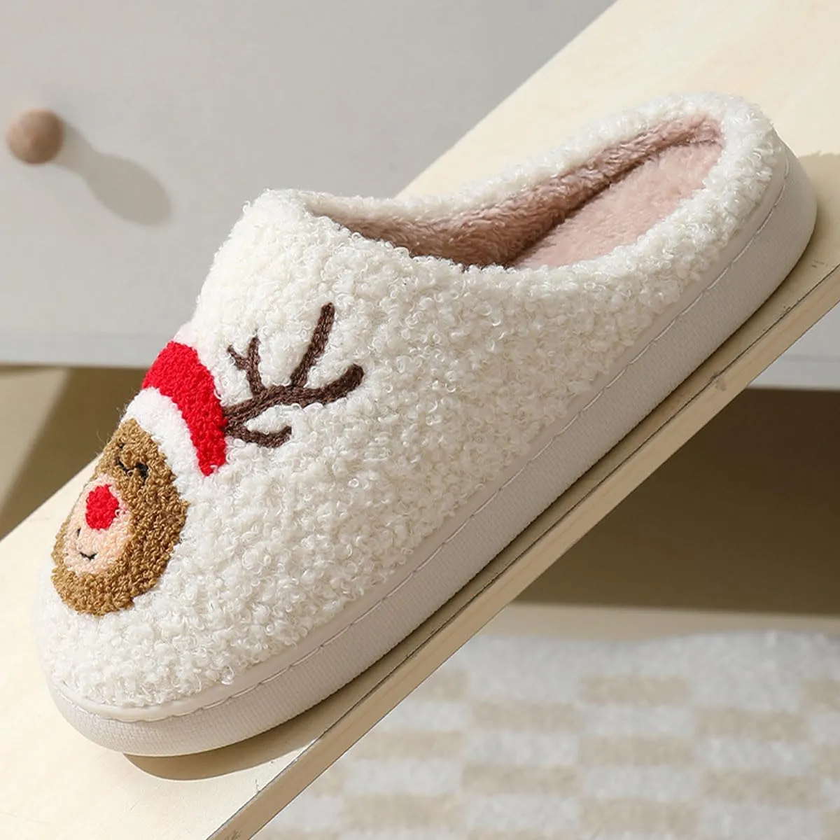 Women's Reindeer Fox Cute House Slippers - Cozy Indoor Shoes