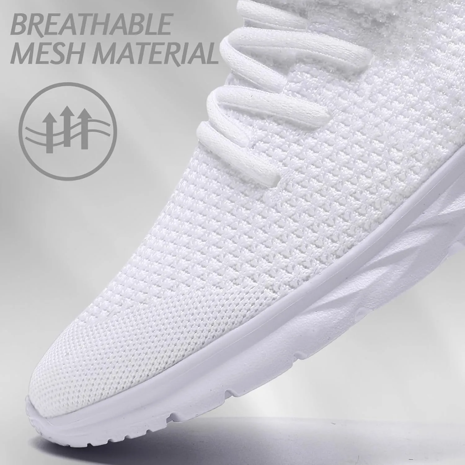 Womens Running Shoes Lightweight Tennis Shoes Slip On Walking Shoes Breathable Sneakers for Gym Travel Work