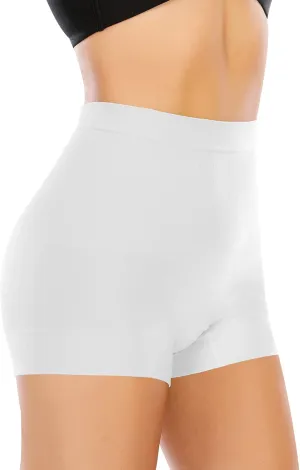 Womens Seamless Shaping Boyshorts Panties Tummy Control Underwear Slimming Shapewear Slip Shorts