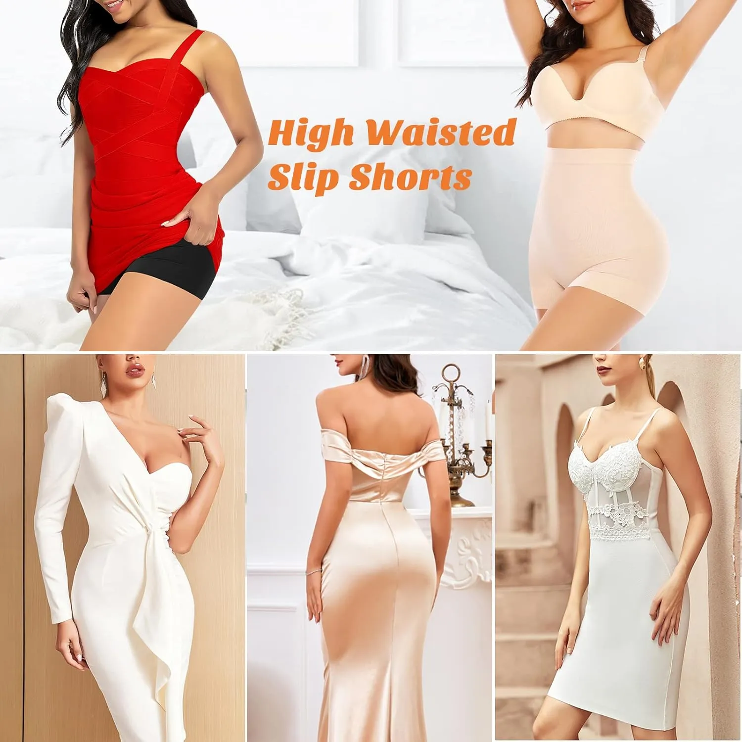 Womens Seamless Shaping Boyshorts Panties Tummy Control Underwear Slimming Shapewear Slip Shorts