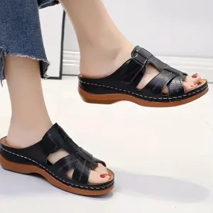 Women's Slip-On Buckle Sandals