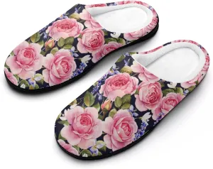 Womens Slippers Soft Bedroom Slip-On Shoes Ladies Halloween Cute Ghosts Slippers Cotton House Slippers Indoor Outdoor
