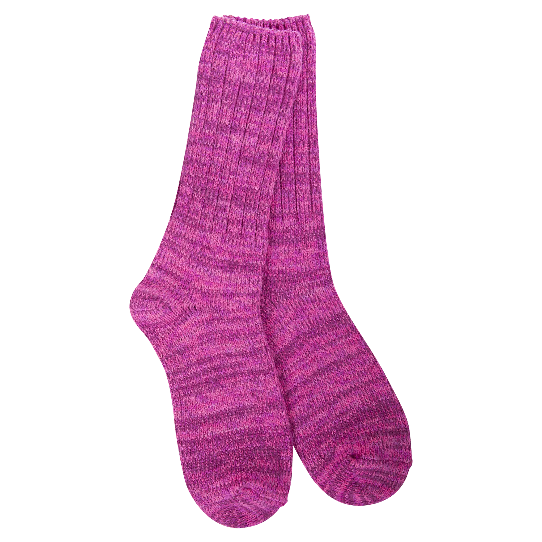 World's Softest Socks Weekend Crew- Hot Pink