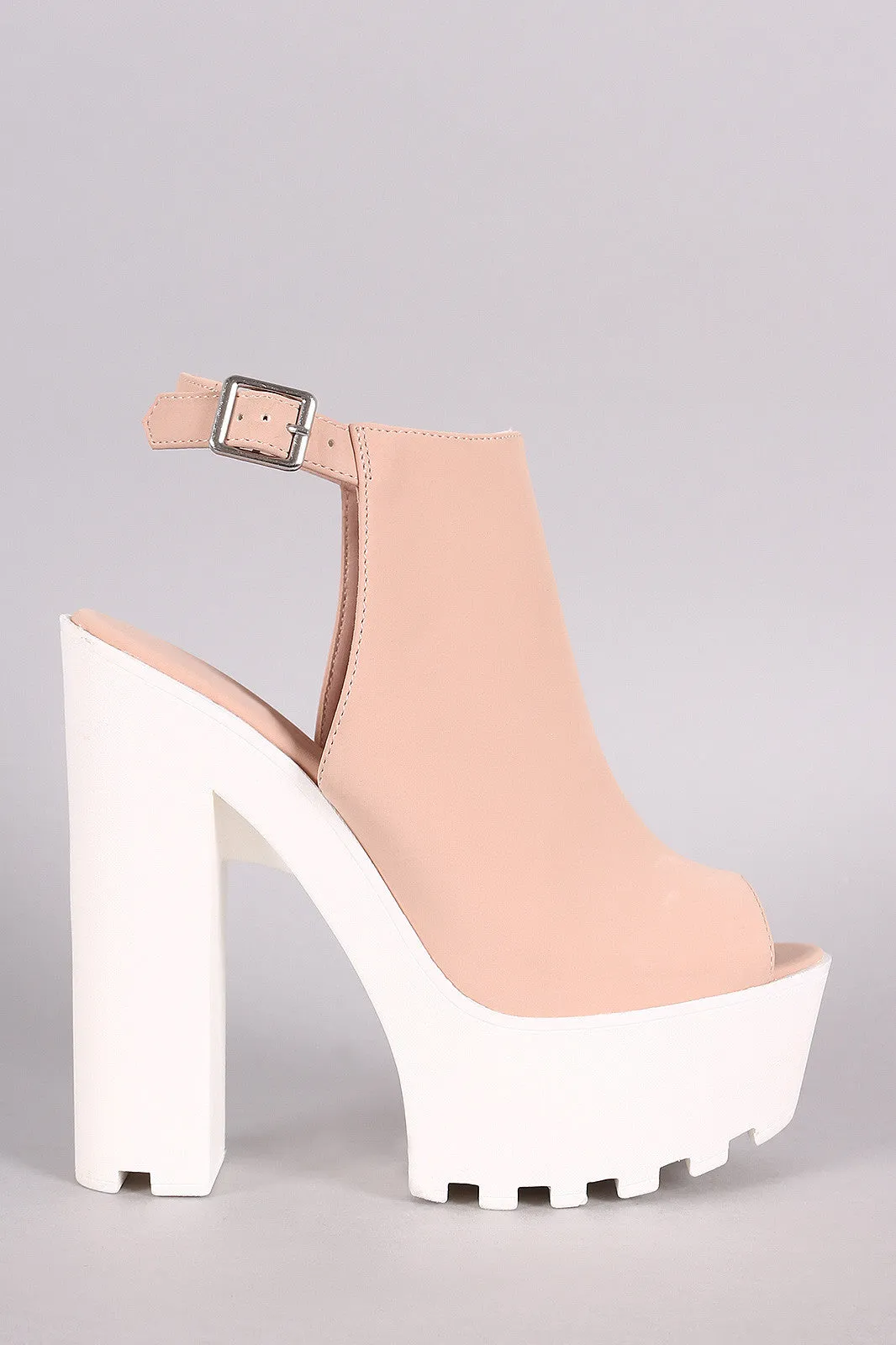 Worth the price Sole Lug Mule Secure checkout Bamboo Heel Platform Nubuck