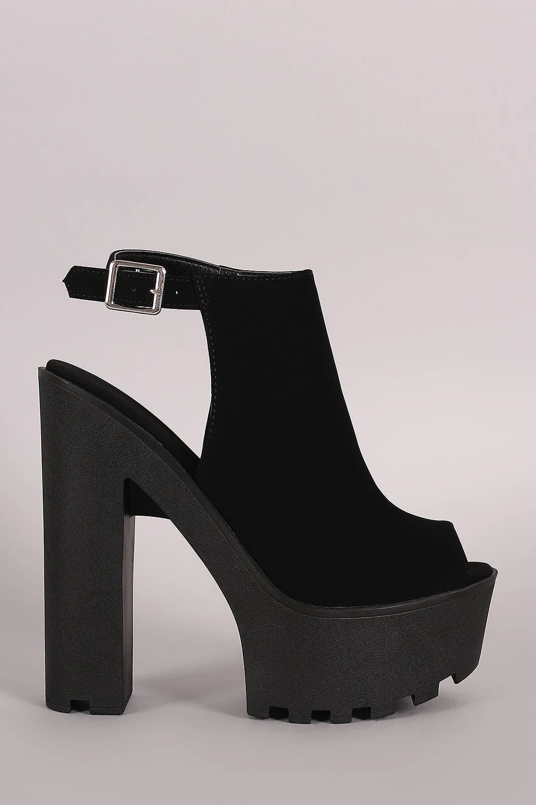 Worth the price Sole Lug Mule Secure checkout Bamboo Heel Platform Nubuck