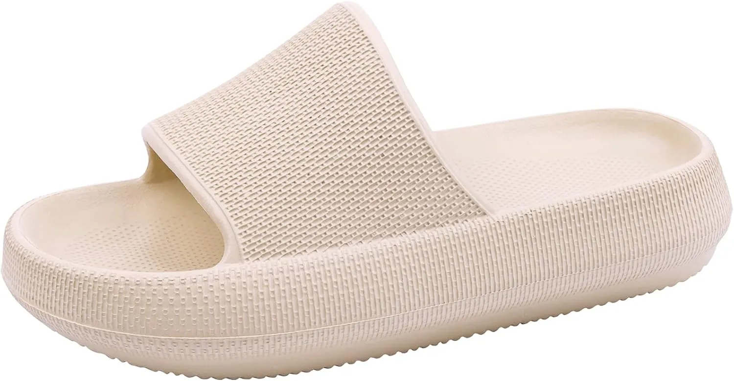 WYSBAOSHU Kids Cloud Slides Girls Boys Slip On Slide Sandals Comfort Non-Slip Thick Sole Slippers Summer Shower Shoes Pool Beach Water Shoes