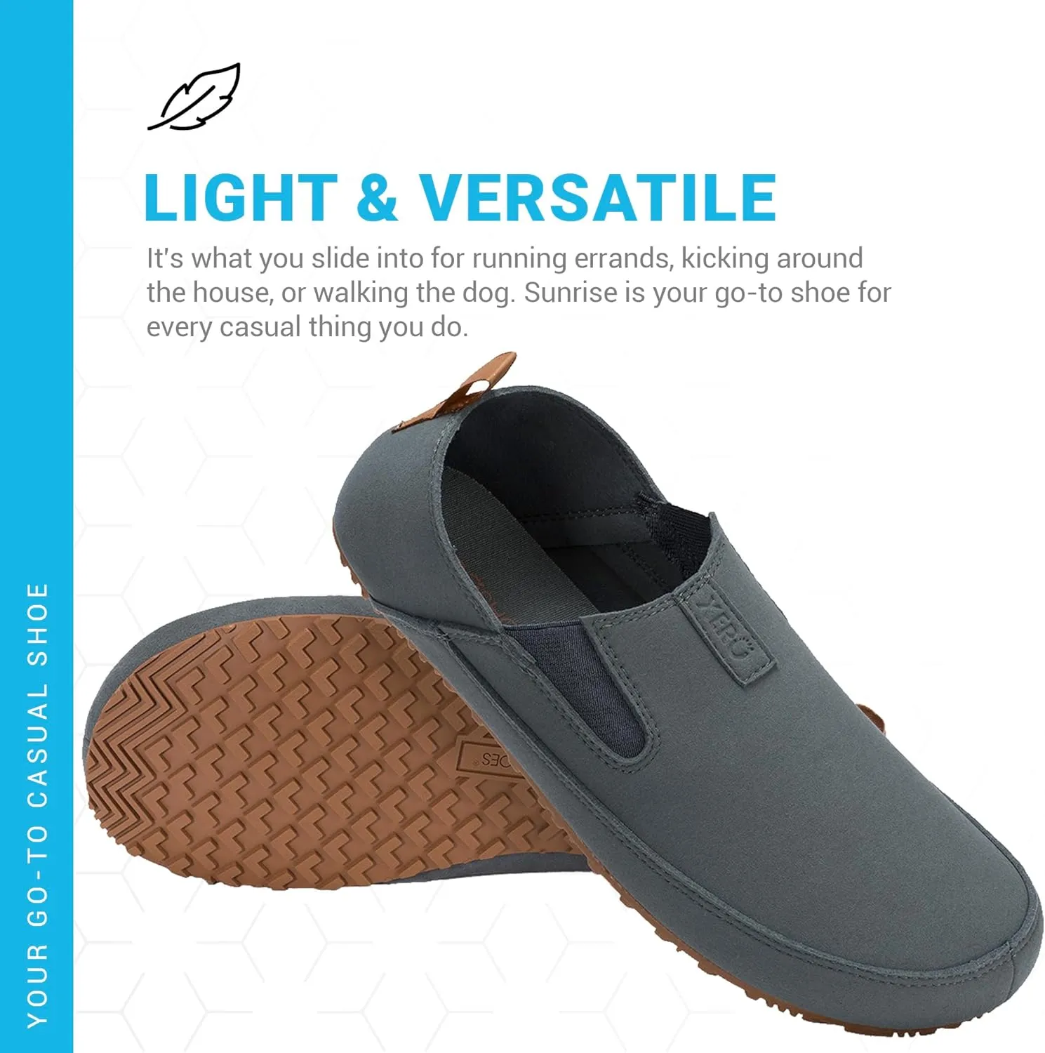 Xero Shoes Barefoot Shoes | Sunrise Casual Shoes | Fashion Slip On Shoes for Women's Comfort | Zero Drop, Light Weight, Minimalist