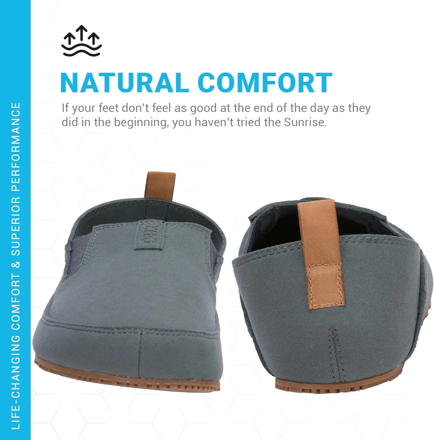 Xero Shoes Barefoot Shoes | Sunrise Casual Shoes | Fashion Slip On Shoes for Women's Comfort | Zero Drop, Light Weight, Minimalist
