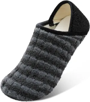XIHALOOK House Slippers for Women Men Cozy Sock Shoes with Soft Rubber Sole Slip On for Indoor/Outdoor