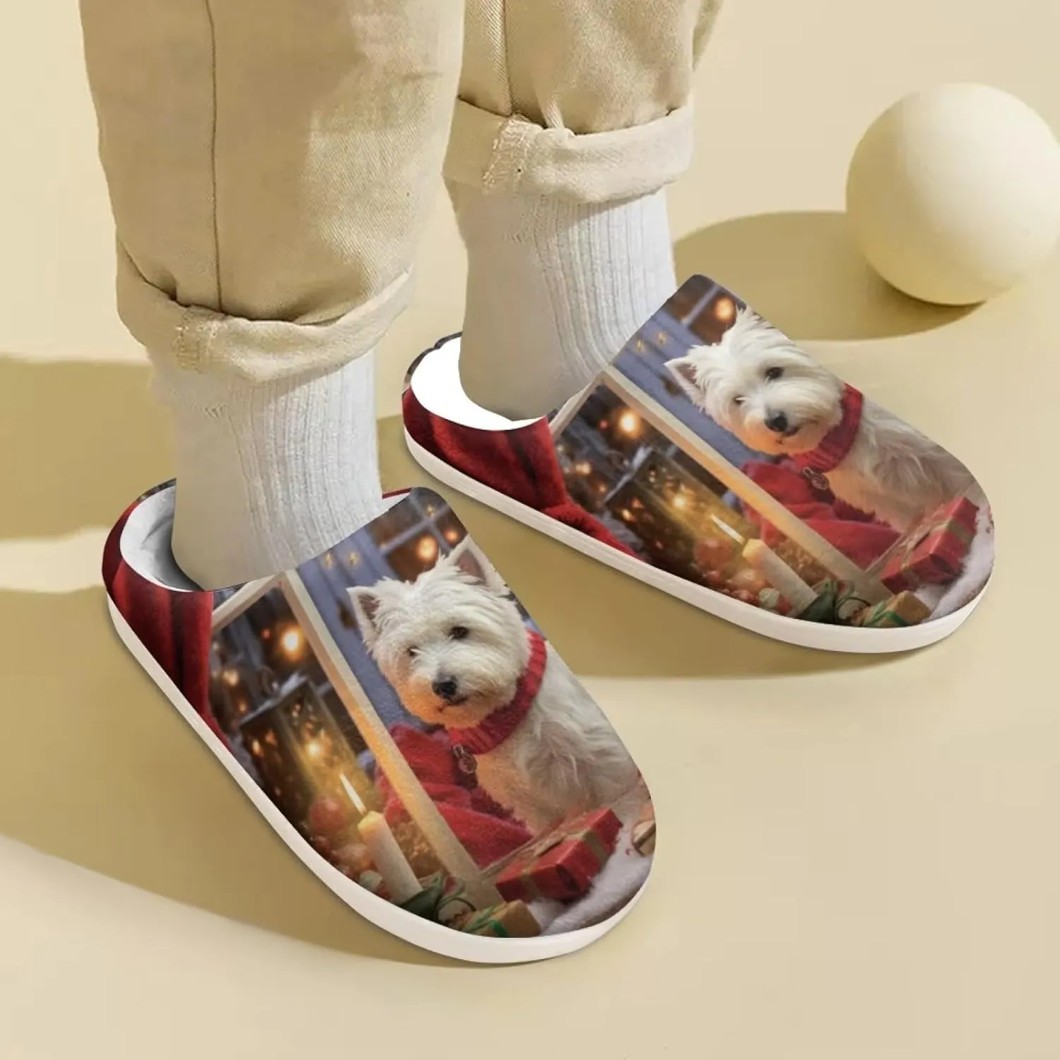 Xpyiqun House Shoes Size 9-14.5 Kids Slip On Slippers for Boys Girls Home Slippers Soft Plush Winter Slippers