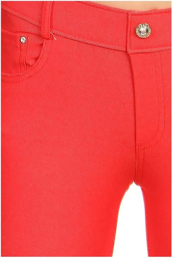 YELETE New Women's Stretchy Skinny Jeggings Shorts & Capri Pull On Style Trends SNJ