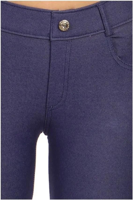 YELETE New Women's Stretchy Skinny Jeggings Shorts & Capri Pull On Style Trends SNJ