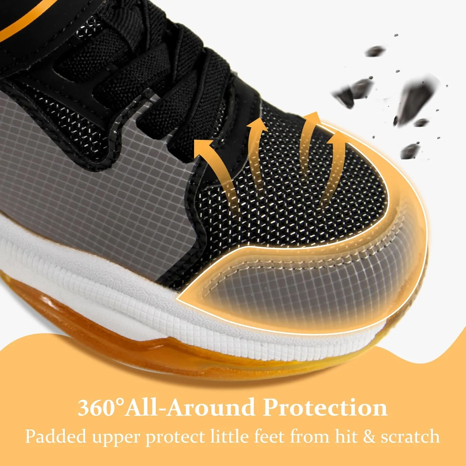 YESKIS Kids Boys Girls Light Up Shoes Lightweight Mesh Breathable Led Flashing FutuVibe Running Sneakers for Little Kid and Big Kid