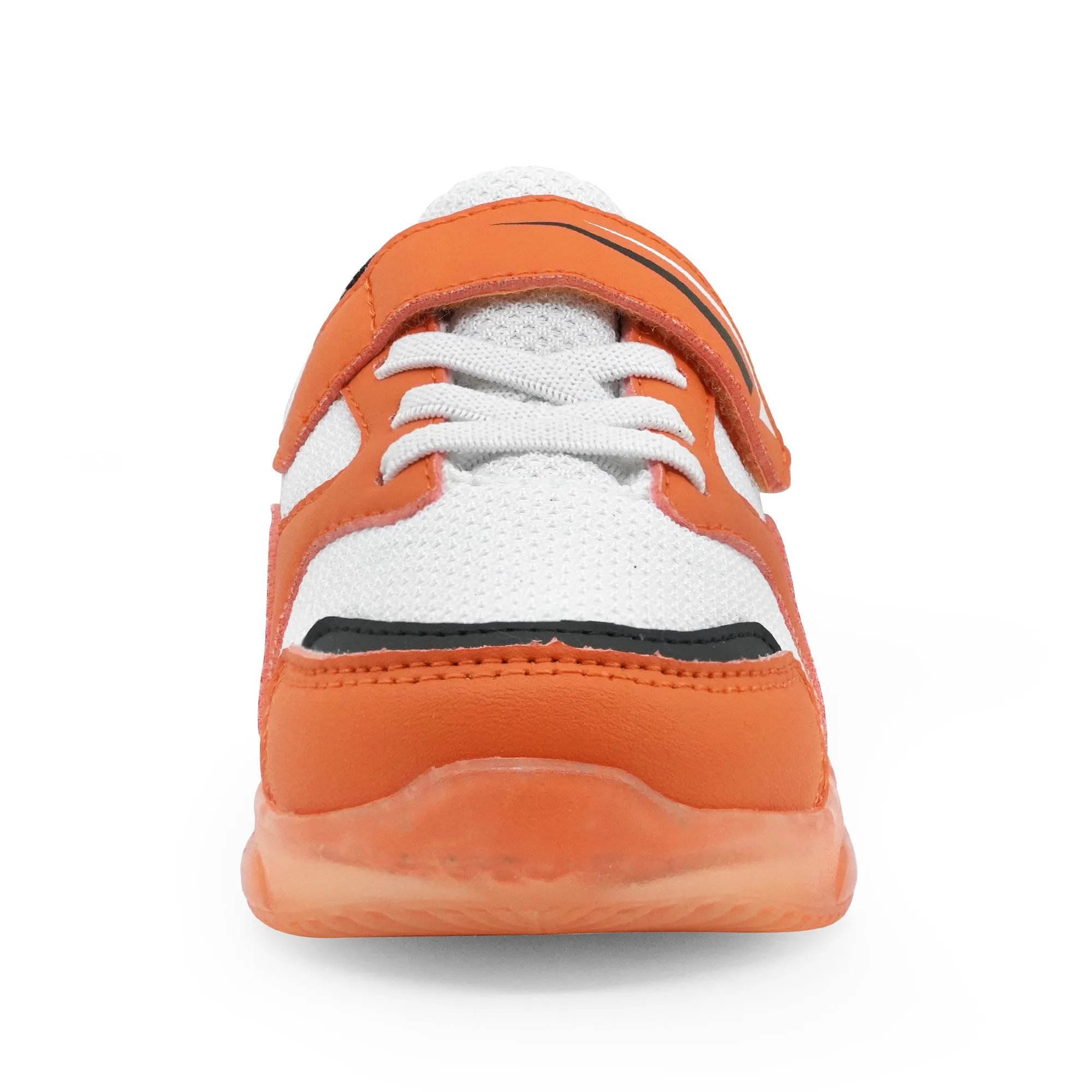 YESKIS Toddler Boys Light Up Shoes Orange