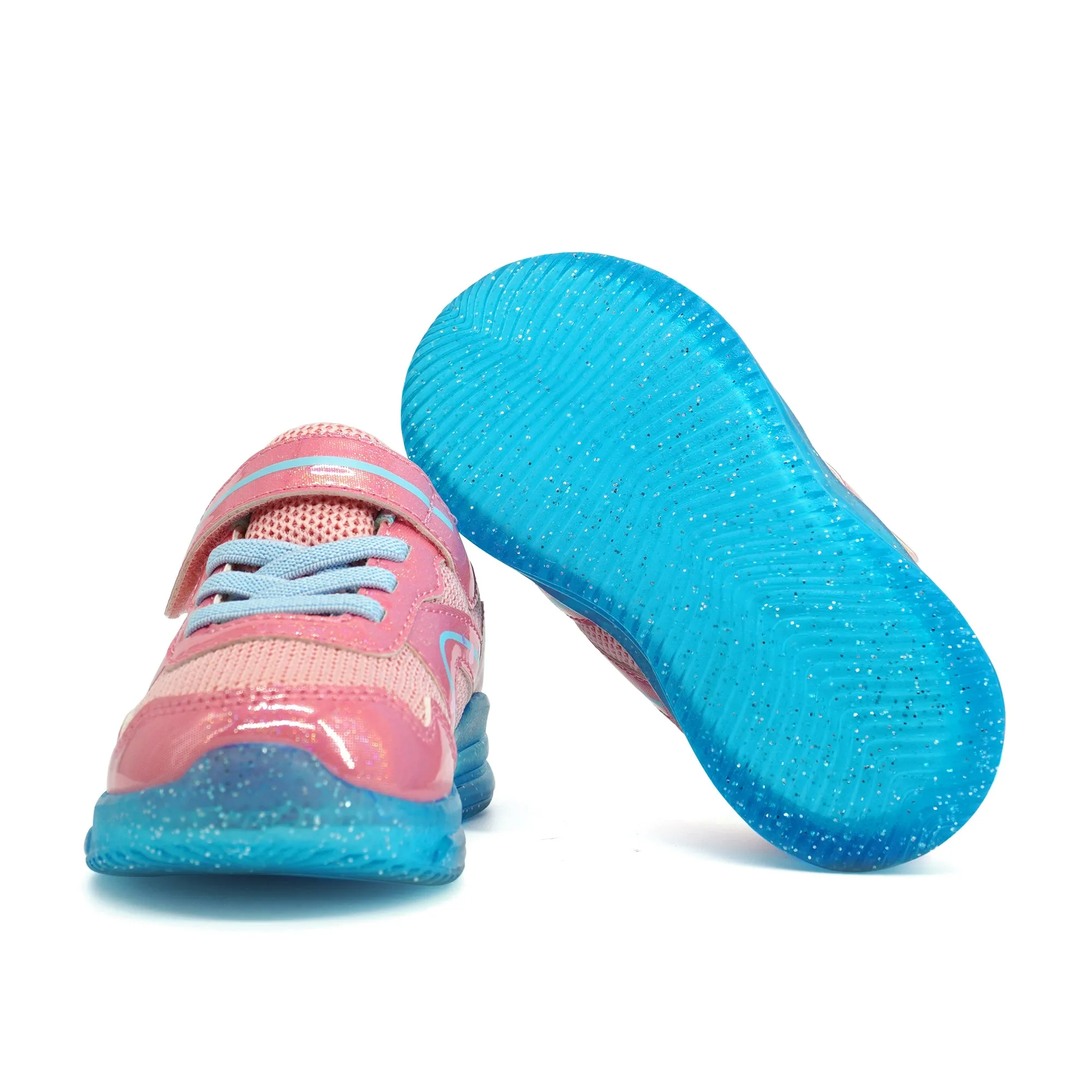 YESKIS Toddler Girls Light Up Shoes Pink