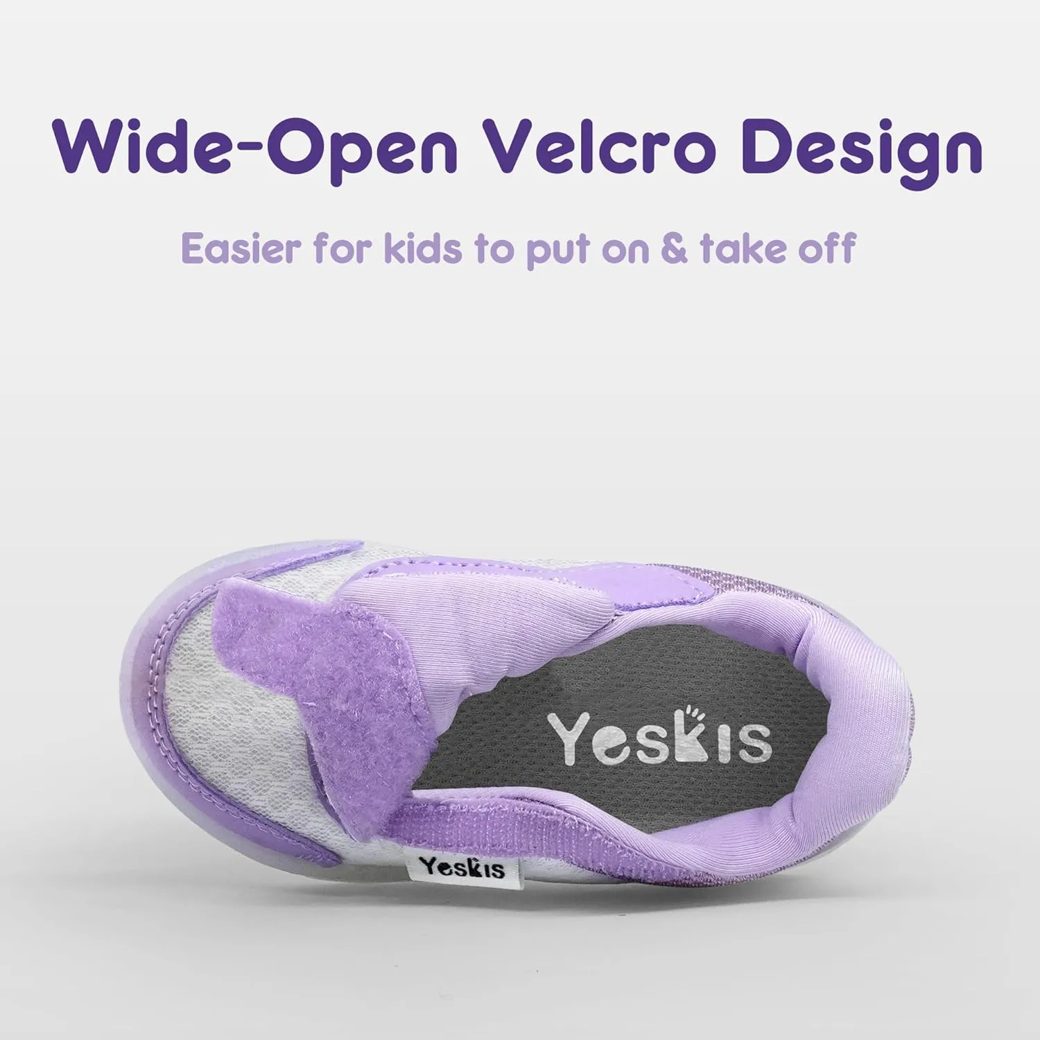 YESKIS Toddler Light Up Shoes Boys Girls Lightweight Breathable Mesh Non-Slip Running Sneakers for Toddler and Little Kid
