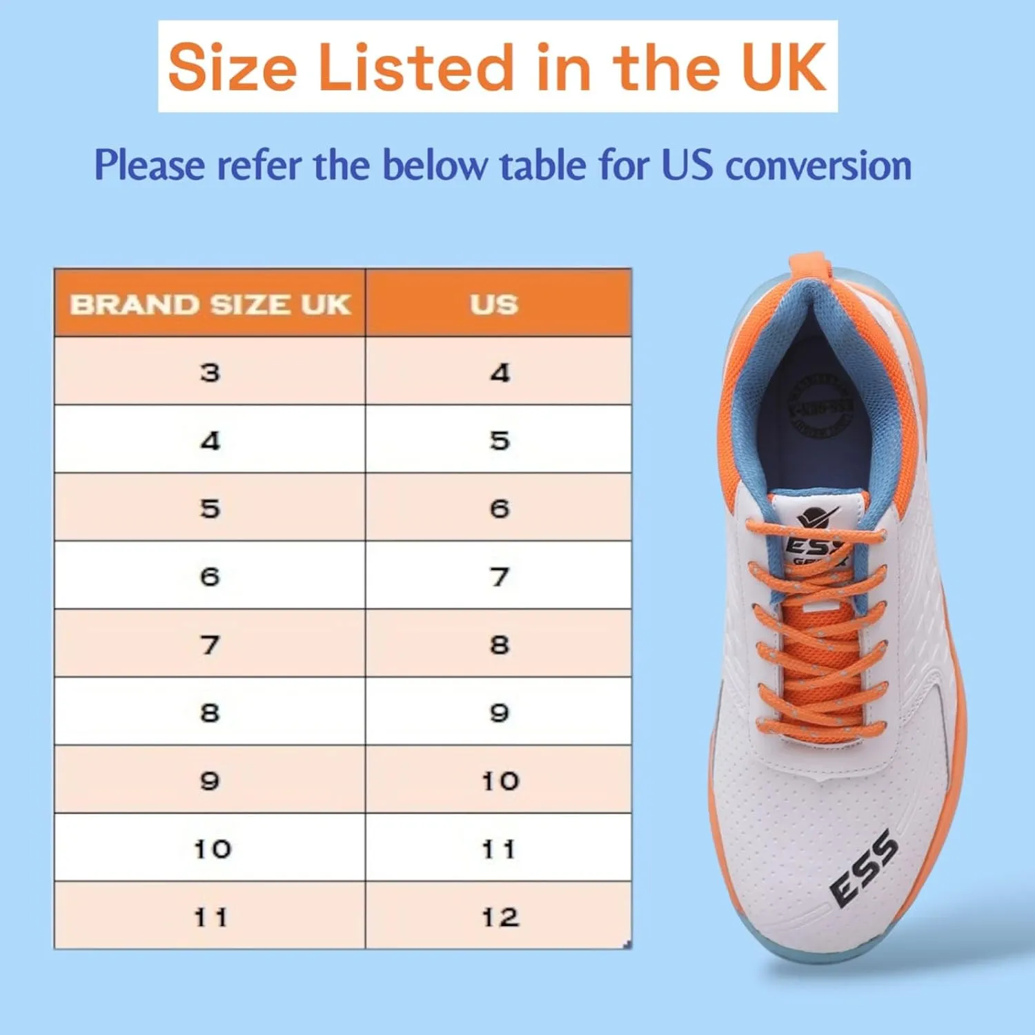 YOOGI ESS Star Cricket Shoes for Man's Rubber Spikes,Light Weight All-Rounder Professional Cricket Shoes
